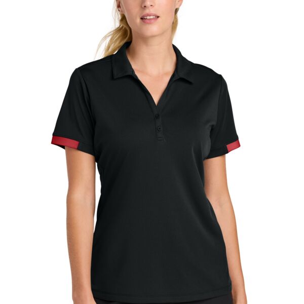 Sport Tek Women's Club Colorblock Polo LST444 Women's Club Colorblock Polo Thumbnail
