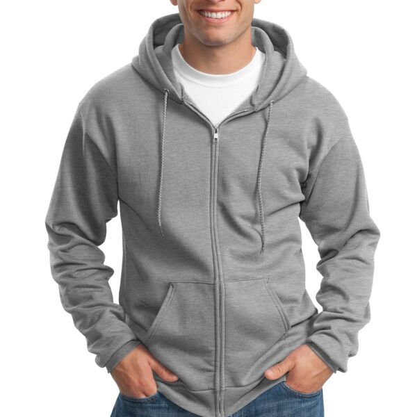 Port & Company Tall Essential Fleece Full Zip Hooded Sweatshirt PC90ZHT Tall Essential Fleece Full Zip Hooded Sweatshirt Thumbnail