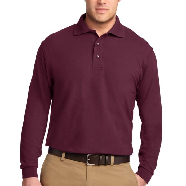 Port Authority Silk Touch Long Sleeve Polo K500LS Silk Touch Long Sleeve Polo Thumbnail