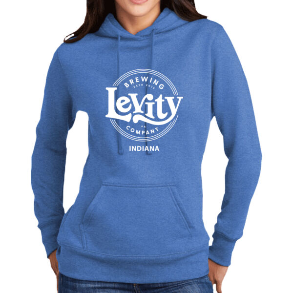 LB - Ladies Core Fleece Pullover Hooded Sweatshirt Thumbnail