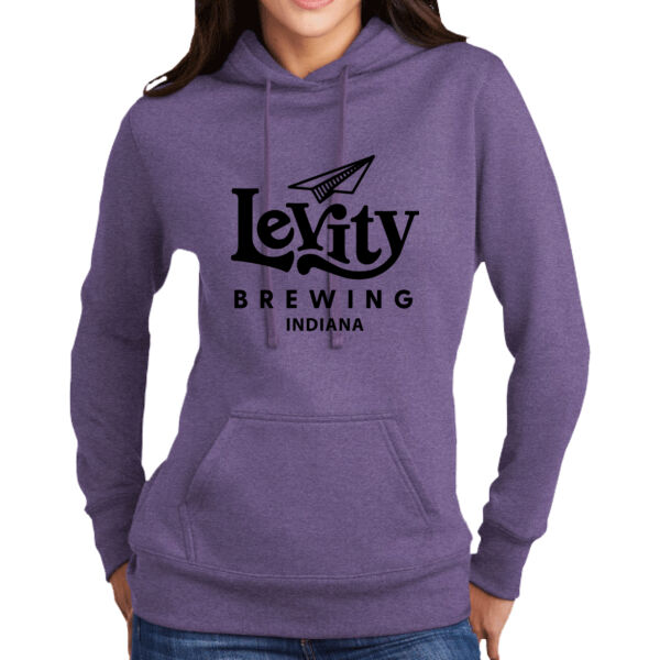 LB - Ladies Core Fleece Pullover Hooded Sweatshirt Thumbnail