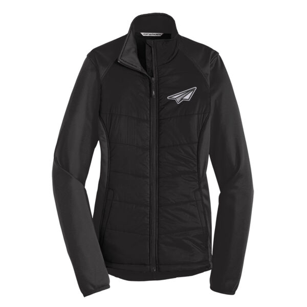 LB - Ladies Hybrid Soft Shell Jacket Thumbnail